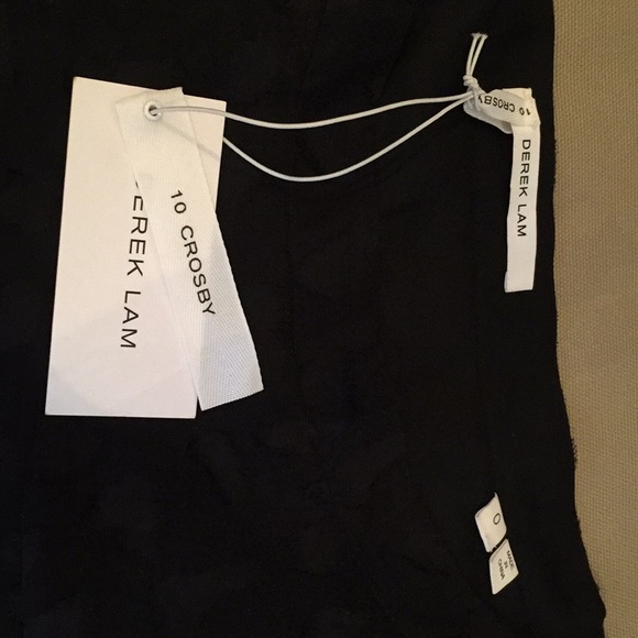 Derek Lam 10 Crosby Asymmetrical Hem Silk Mini - Picture 3 of 3